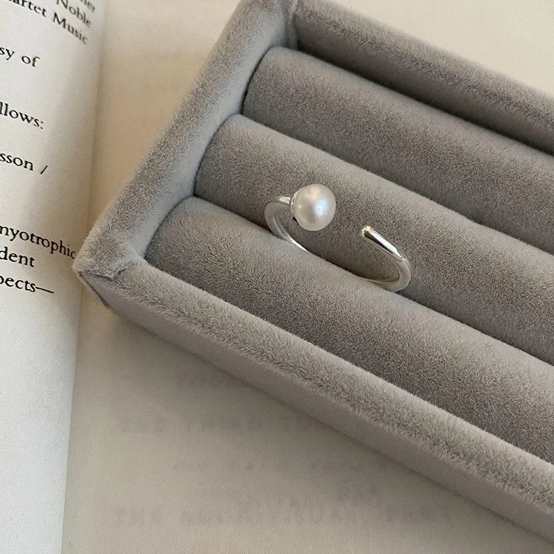 Punk Hollow Line Sterling Silver Ringtable  Jewelry