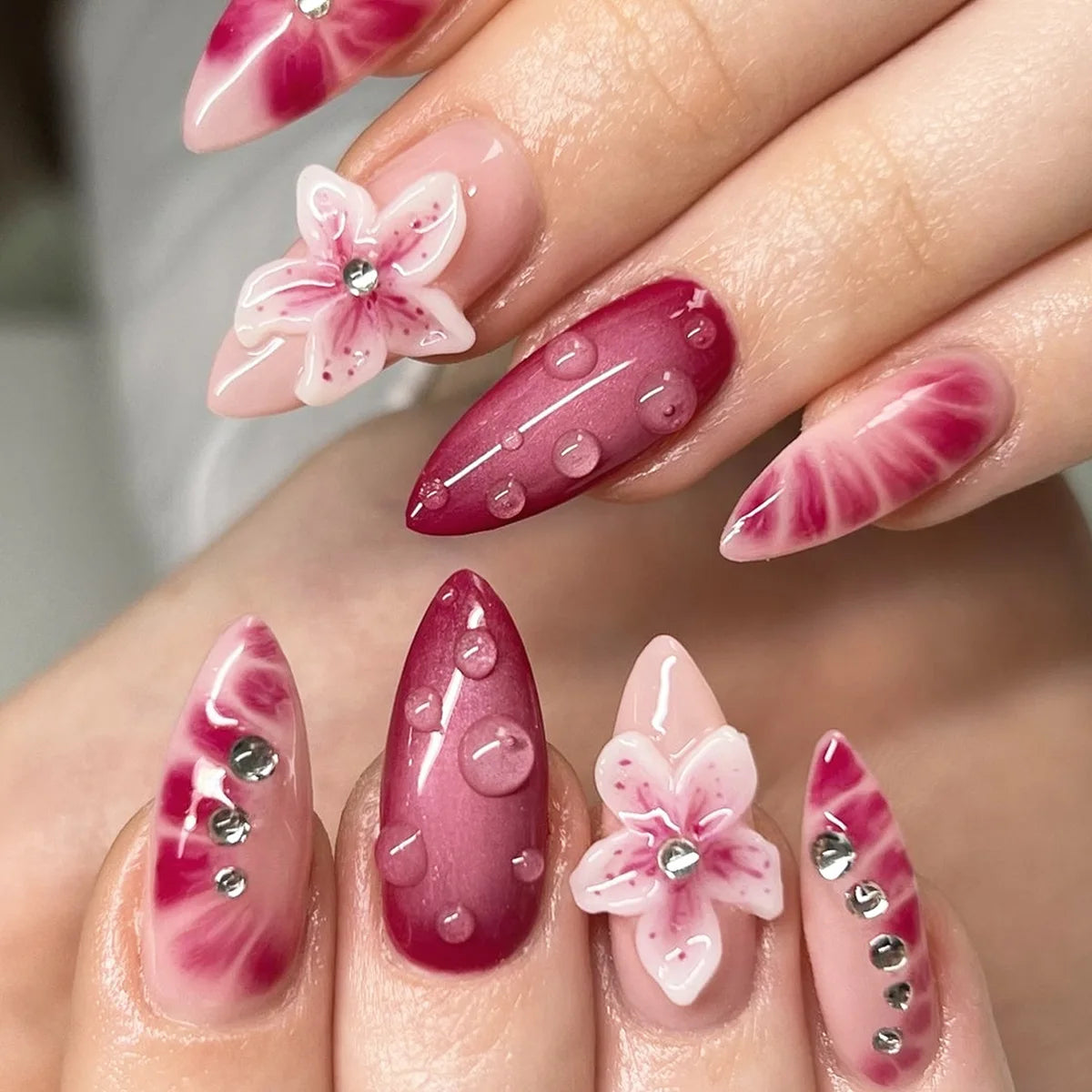 Summer Full-Cover Press-On Nails