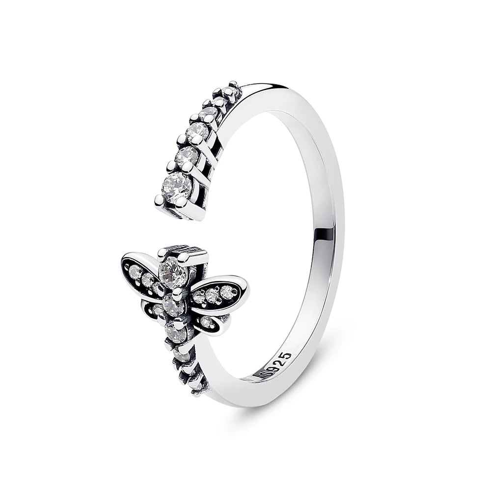 Luxury 925 Sterling Silver Crown Ring