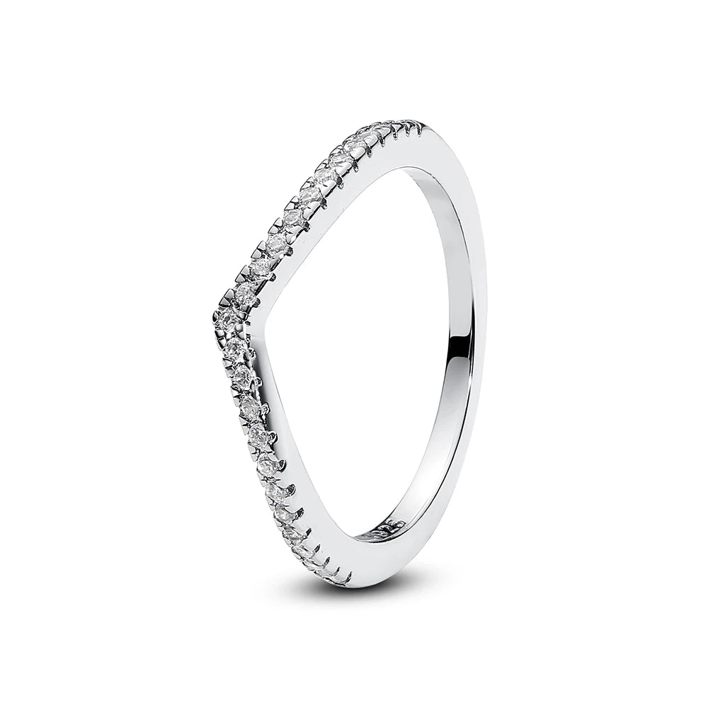 Luxury 925 Sterling Silver Crown Ring