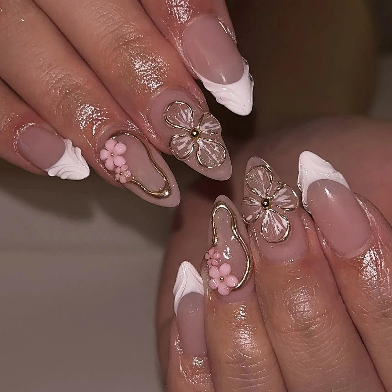 Summer Full-Cover Press-On Nails