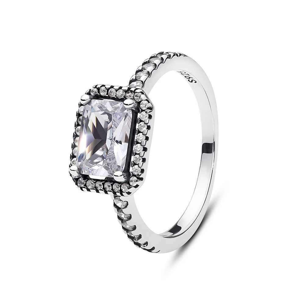 Luxury 925 Sterling Silver Crown Ring