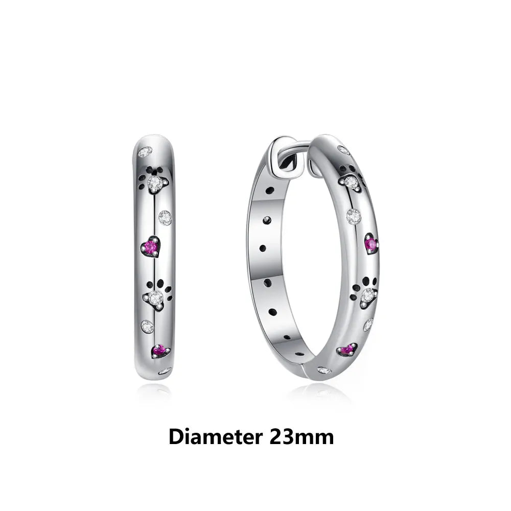 Royal Spark 925 Sterling Silver Crystal Earrings