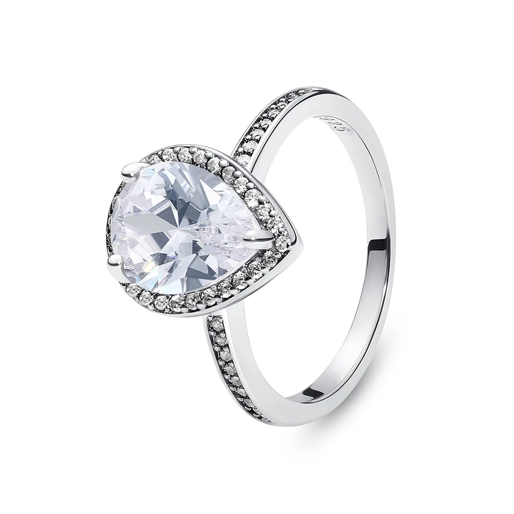 Luxury 925 Sterling Silver Crown Ring